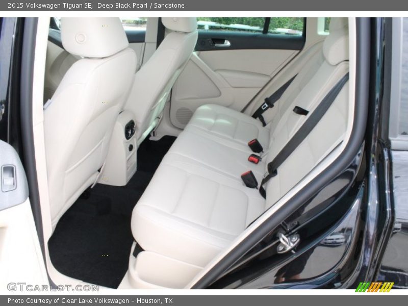 Deep Black Pearl / Sandstone 2015 Volkswagen Tiguan SE