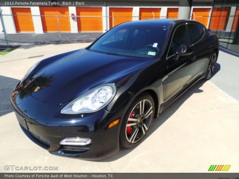 Black / Black 2011 Porsche Panamera Turbo