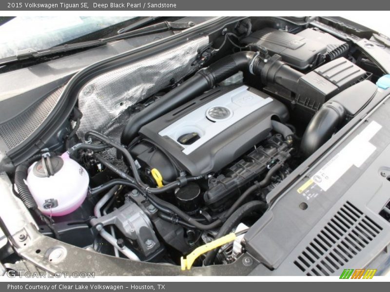 Deep Black Pearl / Sandstone 2015 Volkswagen Tiguan SE