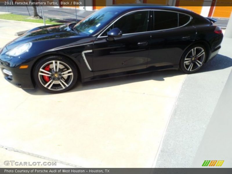 Black / Black 2011 Porsche Panamera Turbo
