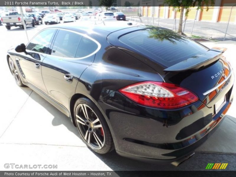 Black / Black 2011 Porsche Panamera Turbo