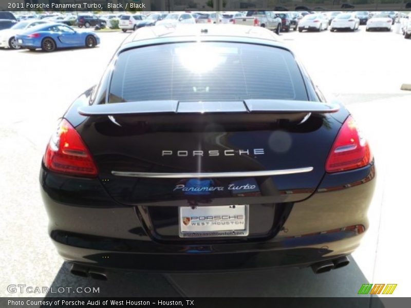 Black / Black 2011 Porsche Panamera Turbo