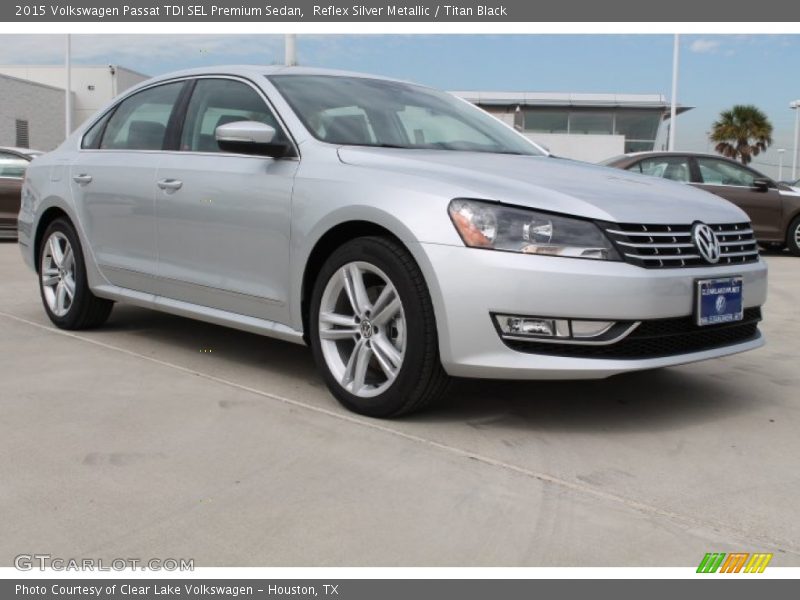 Reflex Silver Metallic / Titan Black 2015 Volkswagen Passat TDI SEL Premium Sedan