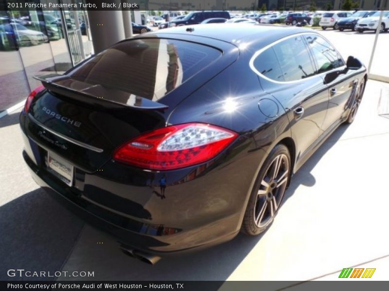 Black / Black 2011 Porsche Panamera Turbo