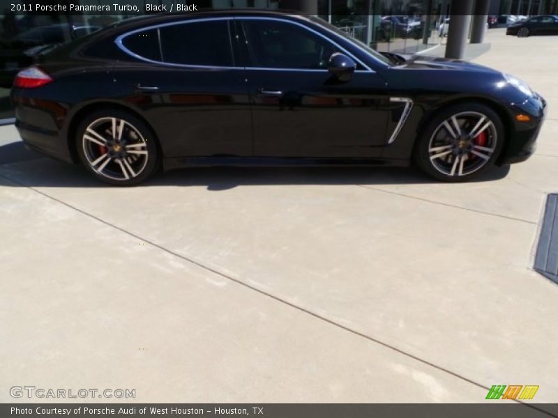 Black / Black 2011 Porsche Panamera Turbo