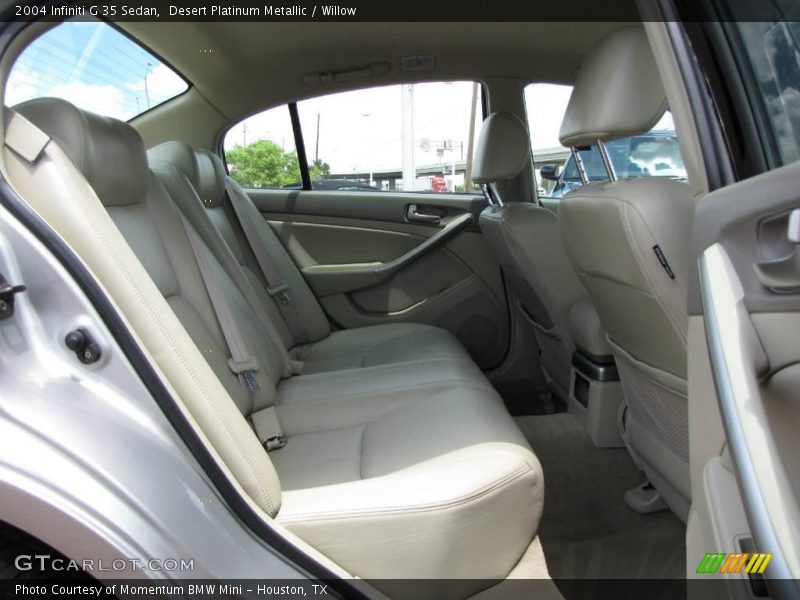 Desert Platinum Metallic / Willow 2004 Infiniti G 35 Sedan