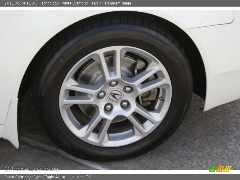 White Diamond Pearl / Parchment Beige 2011 Acura TL 3.5 Technology