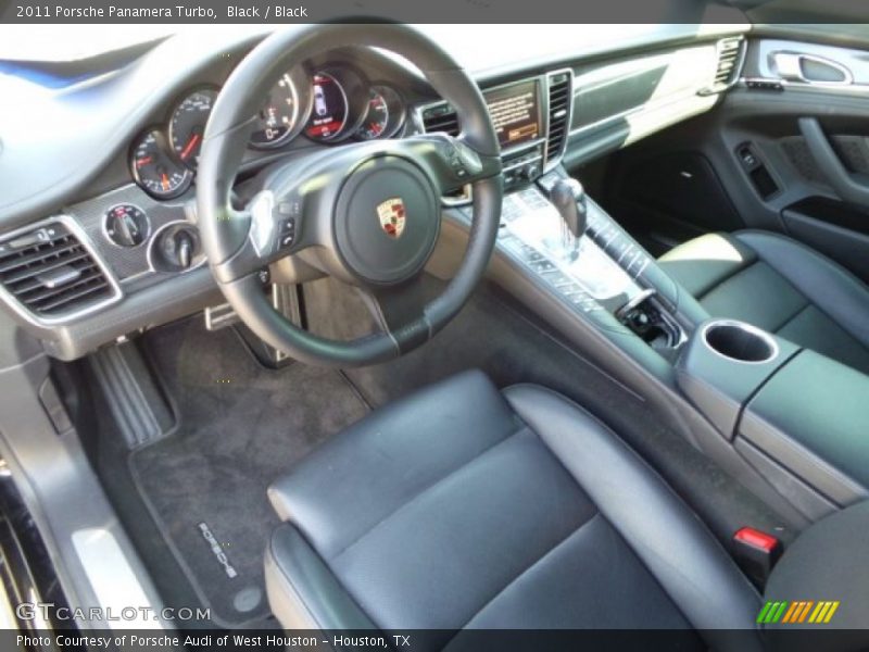 Black / Black 2011 Porsche Panamera Turbo