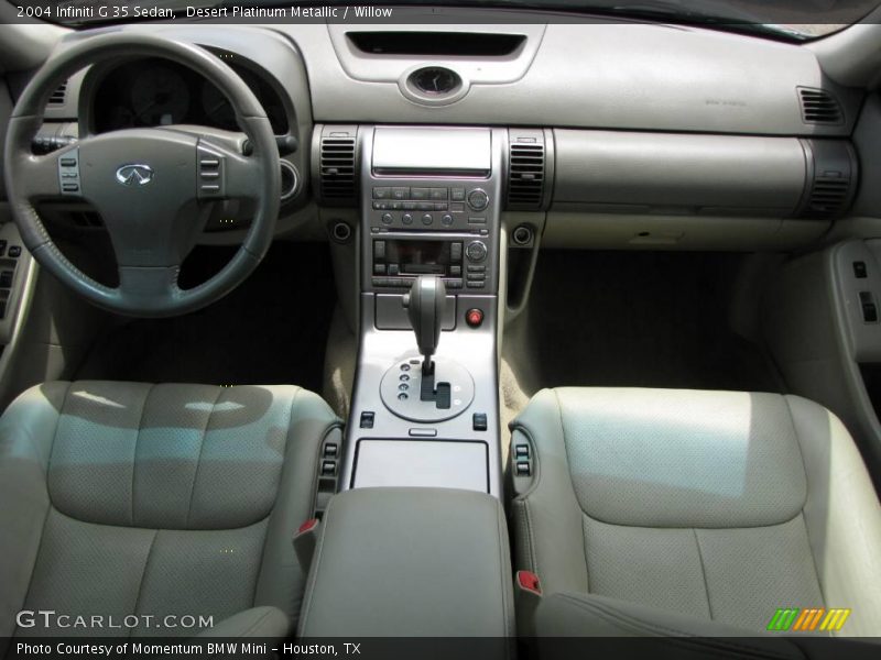 Desert Platinum Metallic / Willow 2004 Infiniti G 35 Sedan