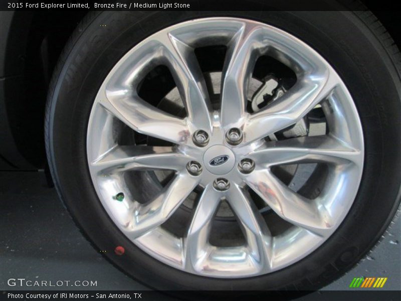 Bronze Fire / Medium Light Stone 2015 Ford Explorer Limited