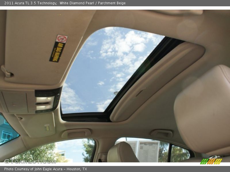 White Diamond Pearl / Parchment Beige 2011 Acura TL 3.5 Technology