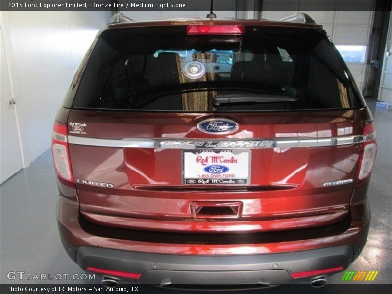 Bronze Fire / Medium Light Stone 2015 Ford Explorer Limited