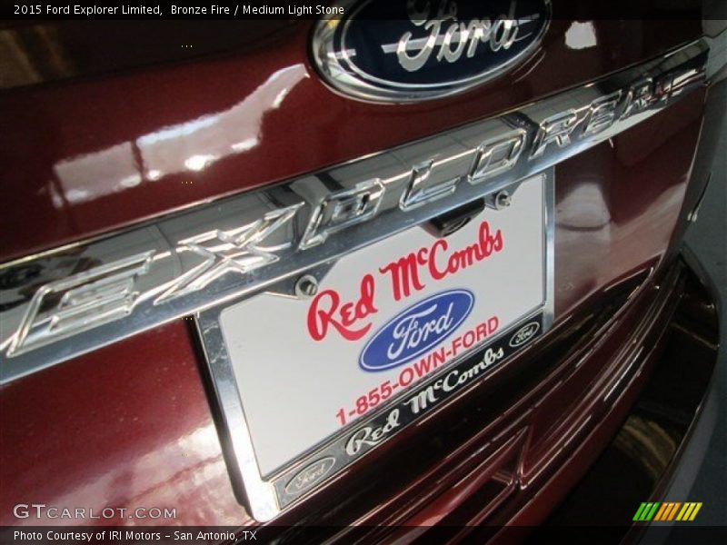 Bronze Fire / Medium Light Stone 2015 Ford Explorer Limited