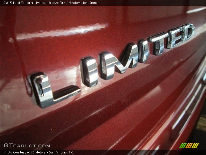 Bronze Fire / Medium Light Stone 2015 Ford Explorer Limited