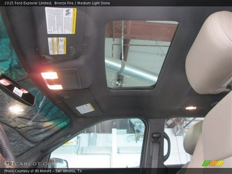 Bronze Fire / Medium Light Stone 2015 Ford Explorer Limited