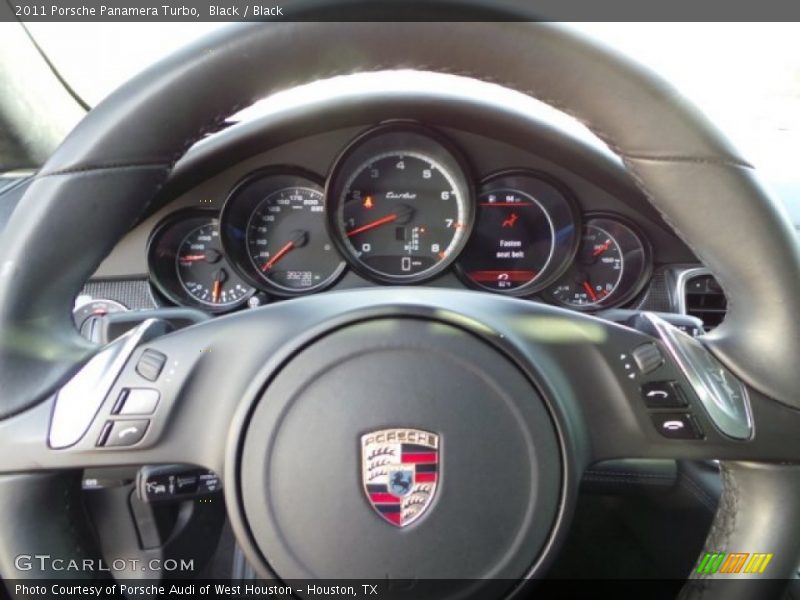 Black / Black 2011 Porsche Panamera Turbo