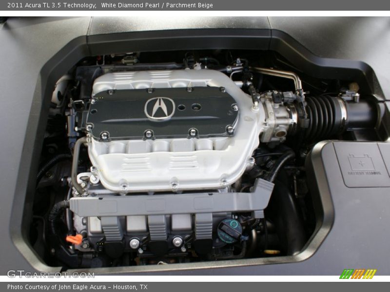White Diamond Pearl / Parchment Beige 2011 Acura TL 3.5 Technology