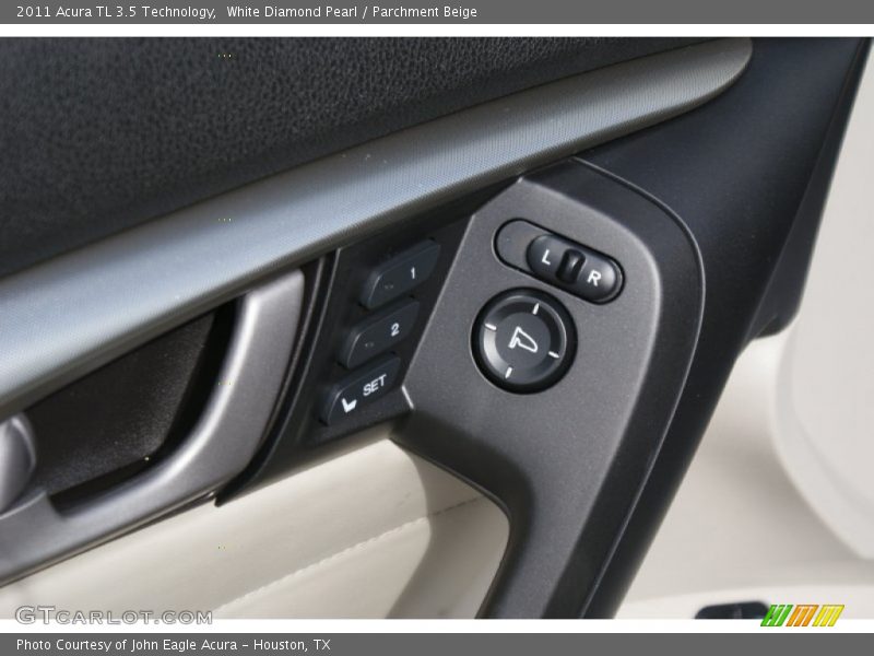 White Diamond Pearl / Parchment Beige 2011 Acura TL 3.5 Technology