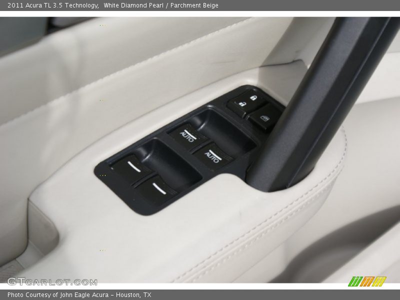 White Diamond Pearl / Parchment Beige 2011 Acura TL 3.5 Technology