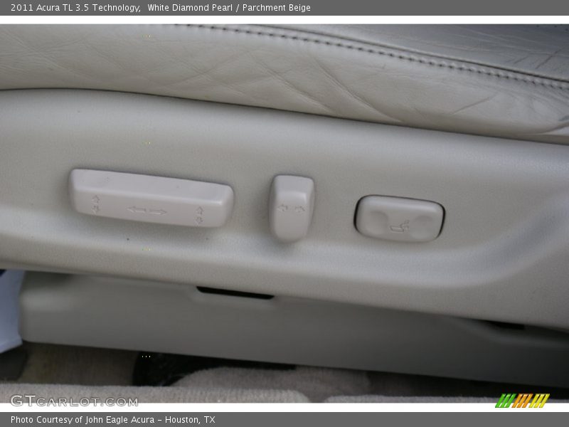 White Diamond Pearl / Parchment Beige 2011 Acura TL 3.5 Technology