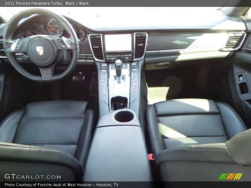 Black / Black 2011 Porsche Panamera Turbo