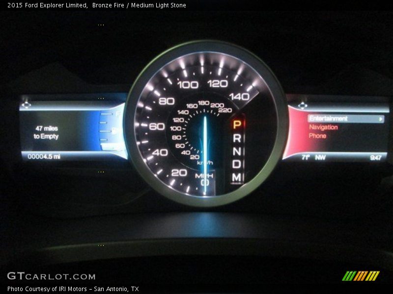 Bronze Fire / Medium Light Stone 2015 Ford Explorer Limited