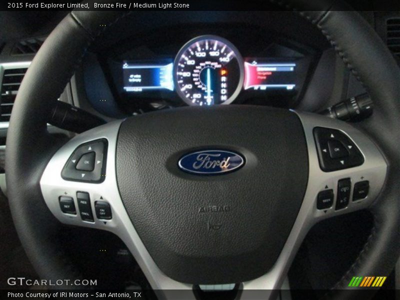 Bronze Fire / Medium Light Stone 2015 Ford Explorer Limited