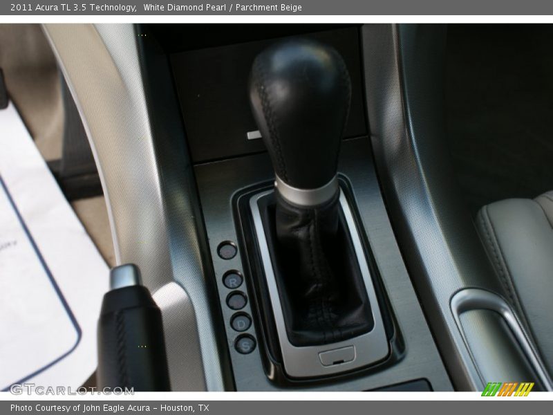 White Diamond Pearl / Parchment Beige 2011 Acura TL 3.5 Technology
