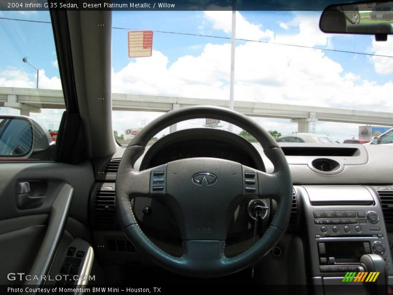 Desert Platinum Metallic / Willow 2004 Infiniti G 35 Sedan