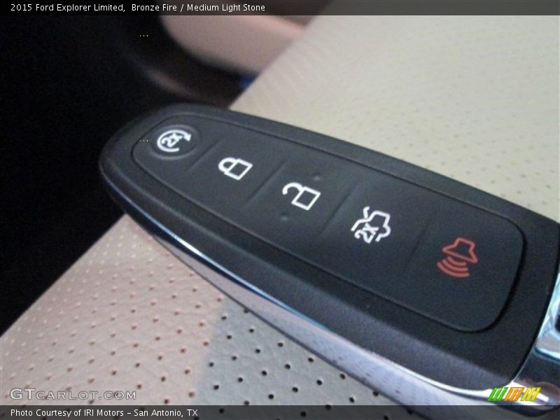 Bronze Fire / Medium Light Stone 2015 Ford Explorer Limited