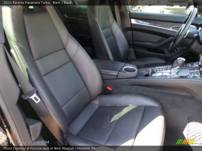 Black / Black 2011 Porsche Panamera Turbo