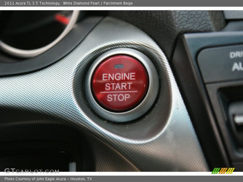 White Diamond Pearl / Parchment Beige 2011 Acura TL 3.5 Technology