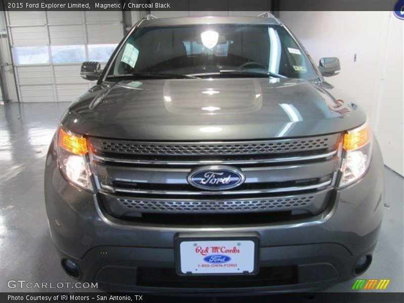 Magnetic / Charcoal Black 2015 Ford Explorer Limited