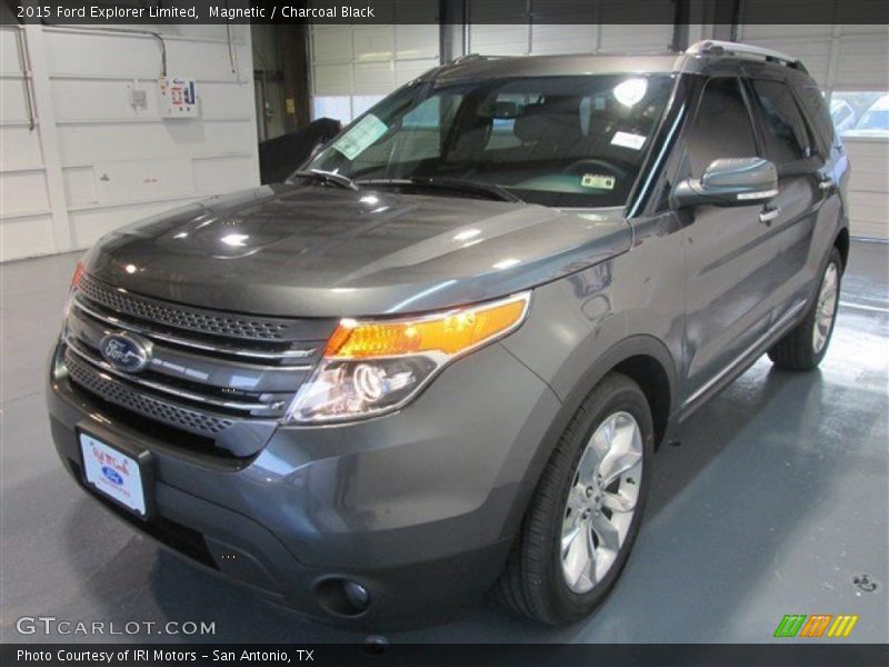 Magnetic / Charcoal Black 2015 Ford Explorer Limited