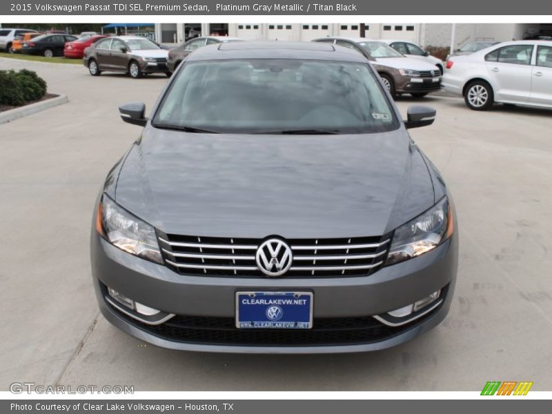 Platinum Gray Metallic / Titan Black 2015 Volkswagen Passat TDI SEL Premium Sedan