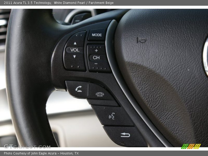 White Diamond Pearl / Parchment Beige 2011 Acura TL 3.5 Technology