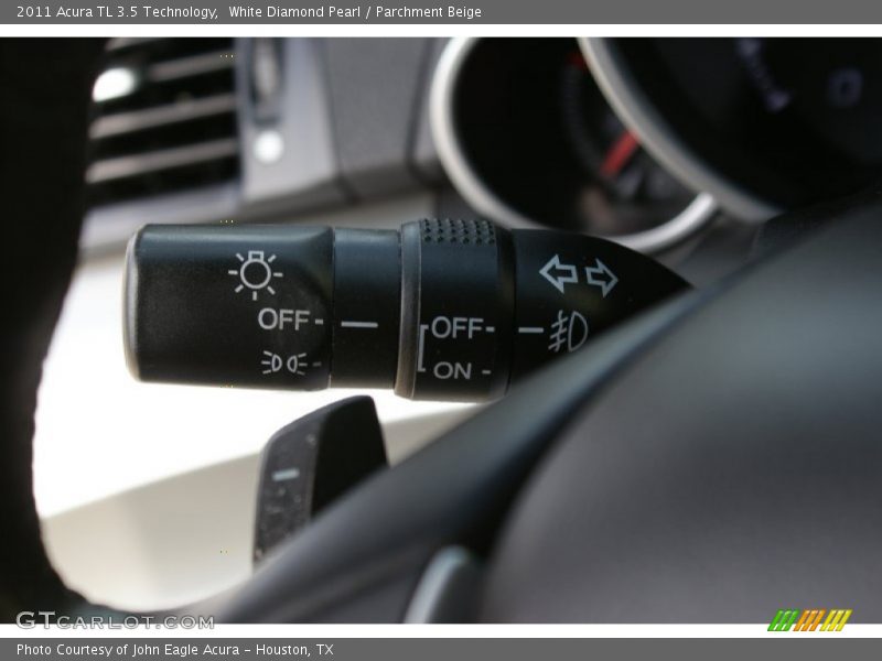 White Diamond Pearl / Parchment Beige 2011 Acura TL 3.5 Technology