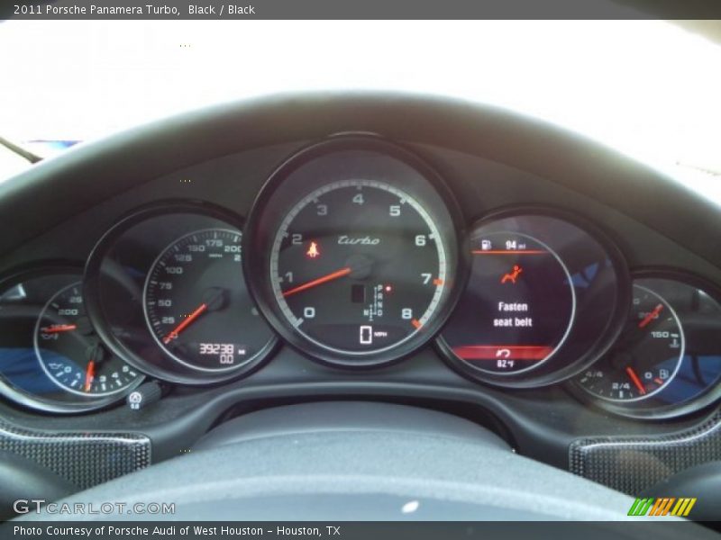Black / Black 2011 Porsche Panamera Turbo