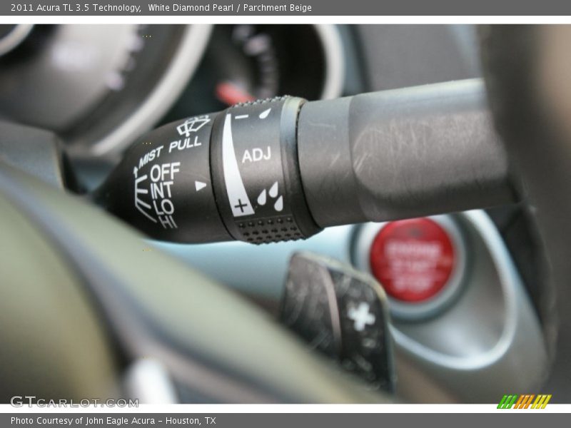 White Diamond Pearl / Parchment Beige 2011 Acura TL 3.5 Technology