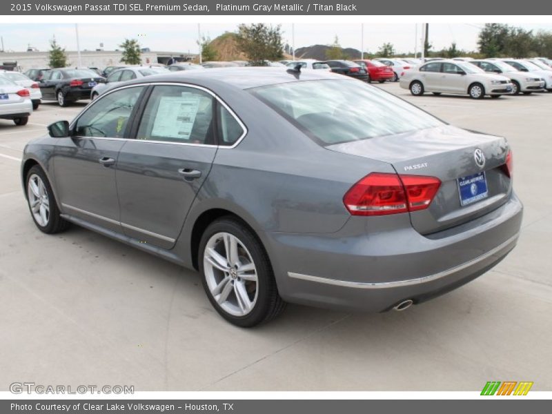 Platinum Gray Metallic / Titan Black 2015 Volkswagen Passat TDI SEL Premium Sedan