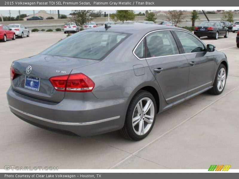 Platinum Gray Metallic / Titan Black 2015 Volkswagen Passat TDI SEL Premium Sedan