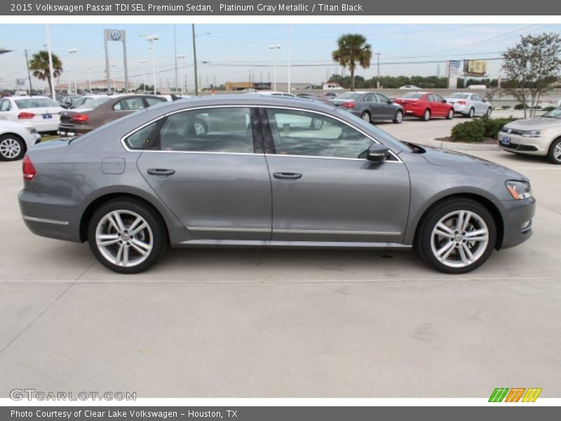 Platinum Gray Metallic / Titan Black 2015 Volkswagen Passat TDI SEL Premium Sedan