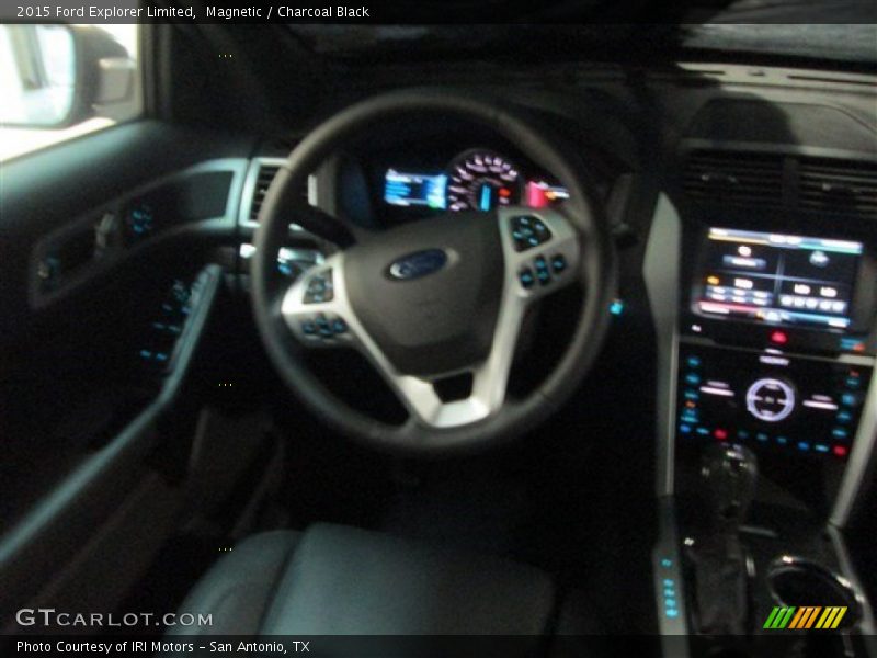 Magnetic / Charcoal Black 2015 Ford Explorer Limited
