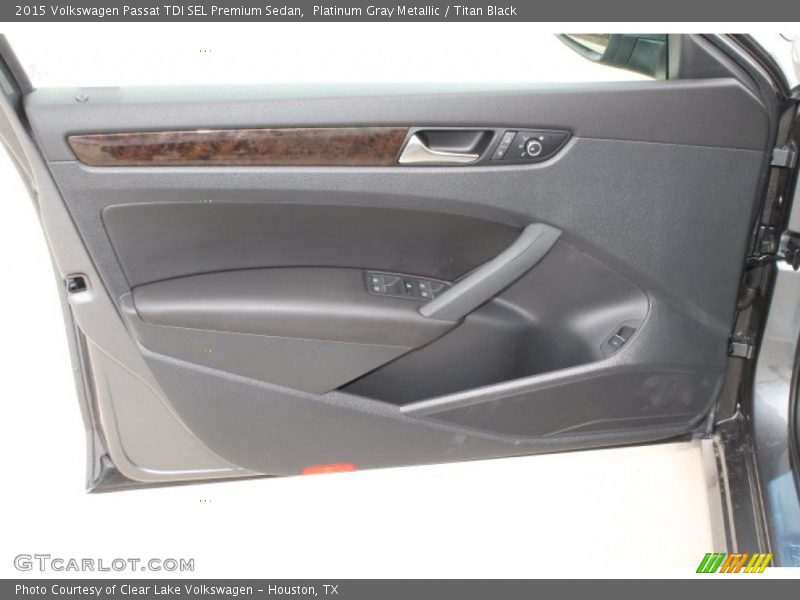 Platinum Gray Metallic / Titan Black 2015 Volkswagen Passat TDI SEL Premium Sedan