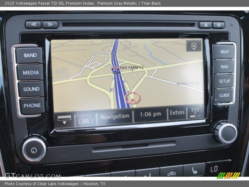 Platinum Gray Metallic / Titan Black 2015 Volkswagen Passat TDI SEL Premium Sedan