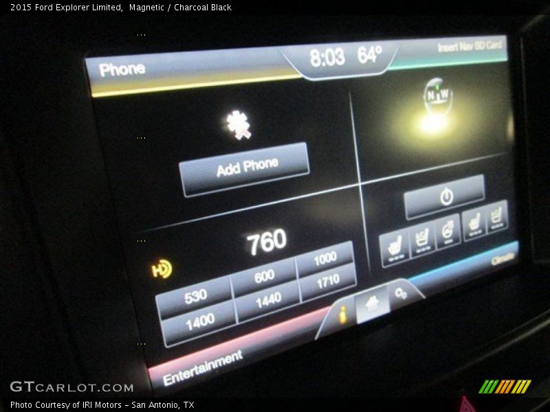 Magnetic / Charcoal Black 2015 Ford Explorer Limited