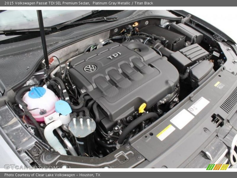 Platinum Gray Metallic / Titan Black 2015 Volkswagen Passat TDI SEL Premium Sedan