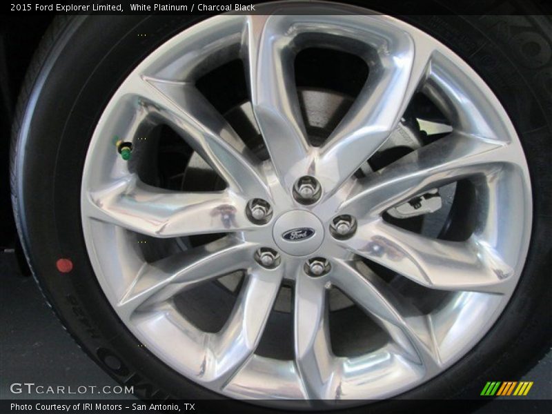 White Platinum / Charcoal Black 2015 Ford Explorer Limited