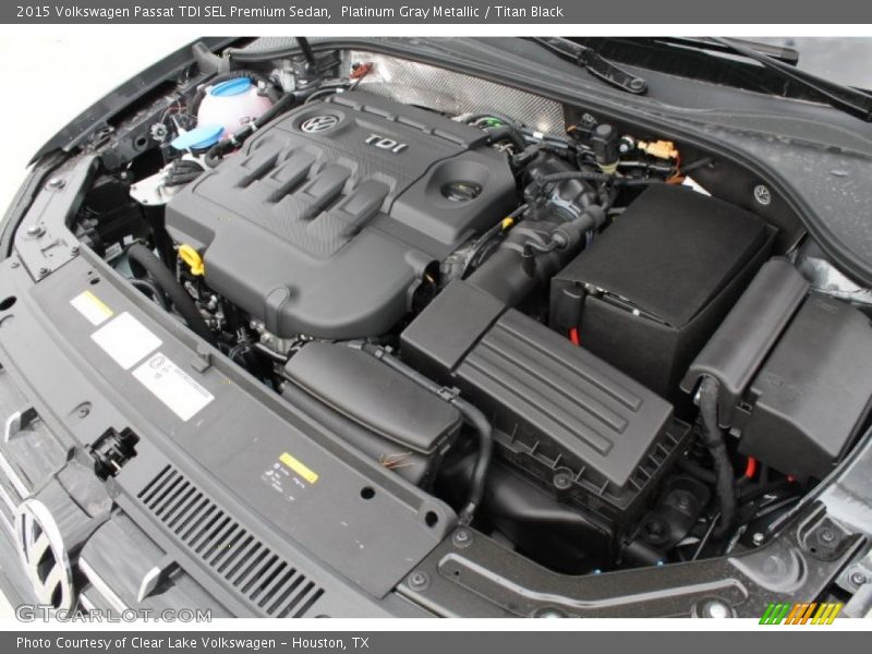 Platinum Gray Metallic / Titan Black 2015 Volkswagen Passat TDI SEL Premium Sedan