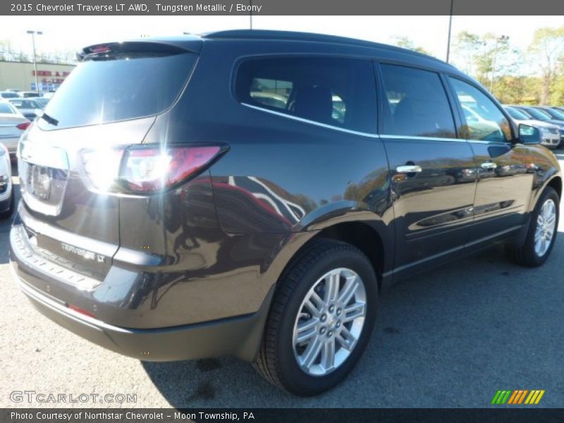 Tungsten Metallic / Ebony 2015 Chevrolet Traverse LT AWD